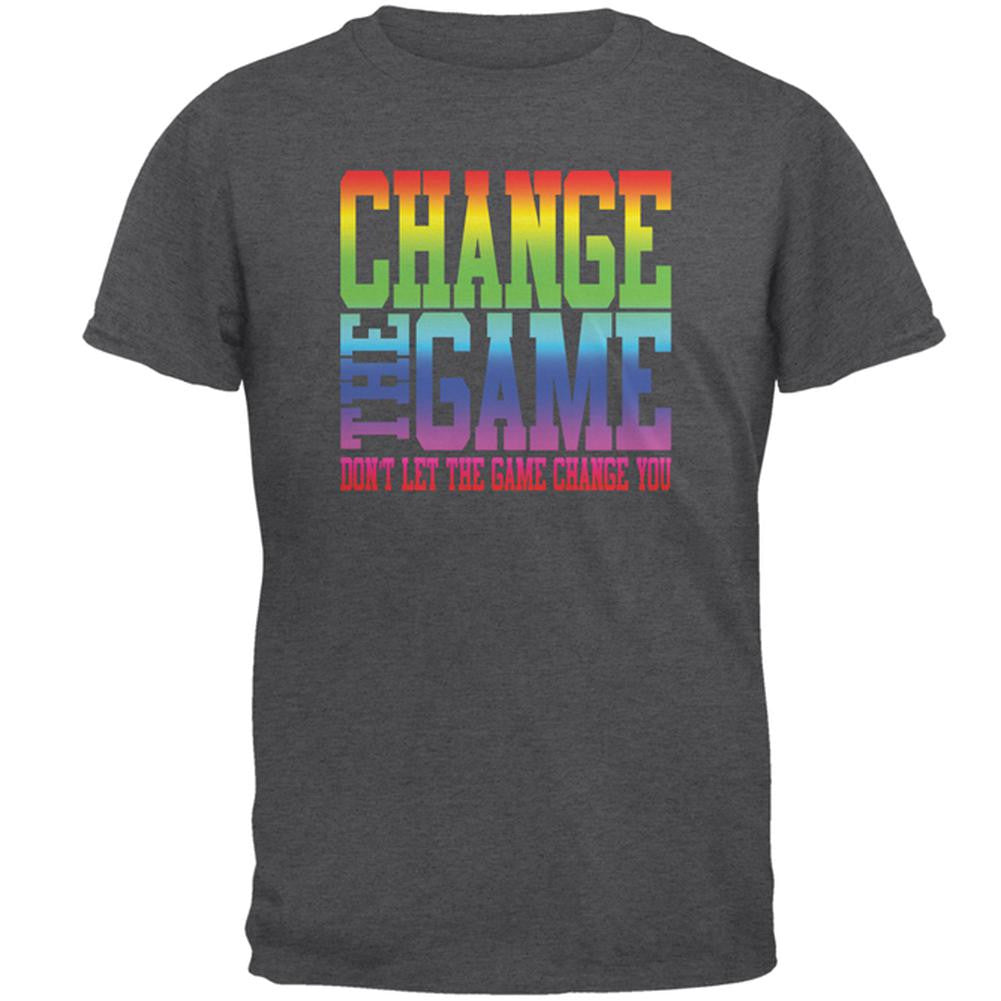 Graduation Game Change LGBT Mens T Shirt Men's T-Shirts Old Glory 2XL Grey 