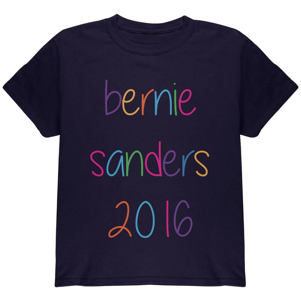 Election 2016 Bernie Sanders Kid Marker Youth T Shirt Youth T-Shirts Old Glory LG Navy 