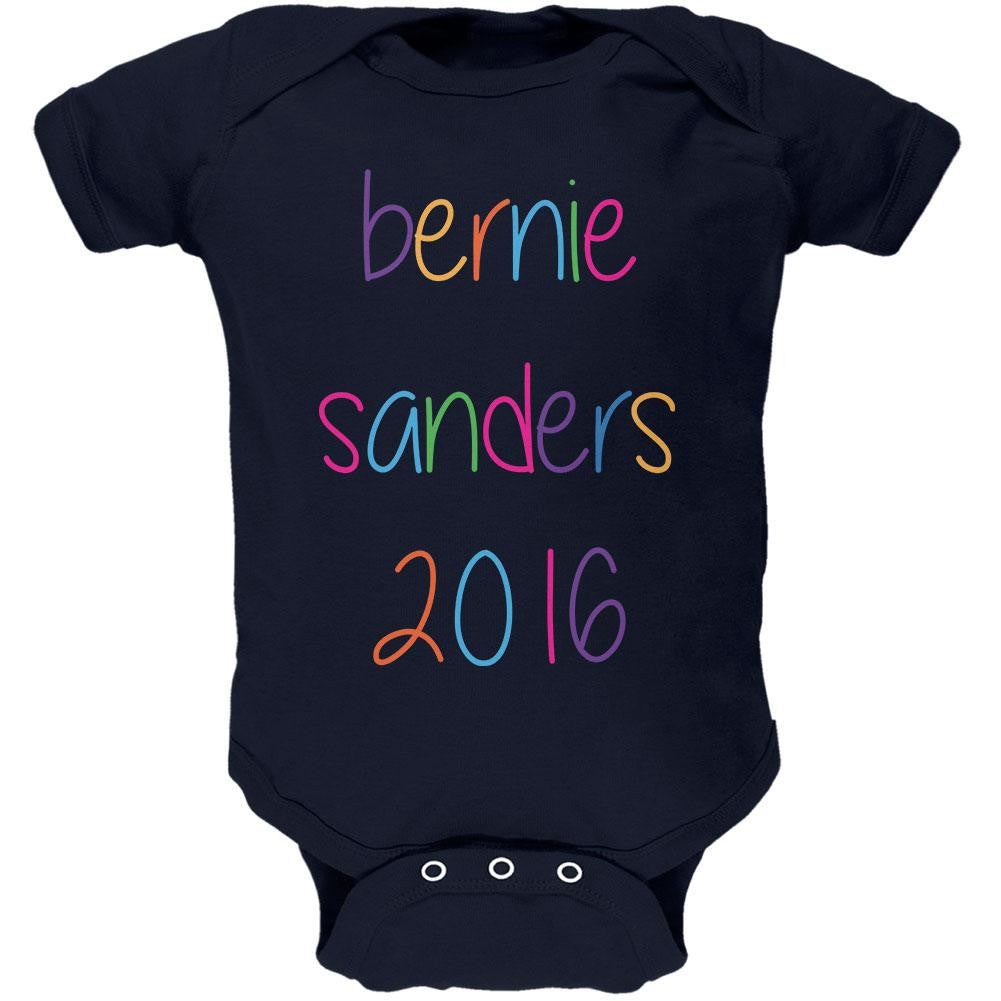 Election 2016 Bernie Sanders Kid Marker Soft Baby One Piece Baby One Piece Old Glory 0-3M Navy 