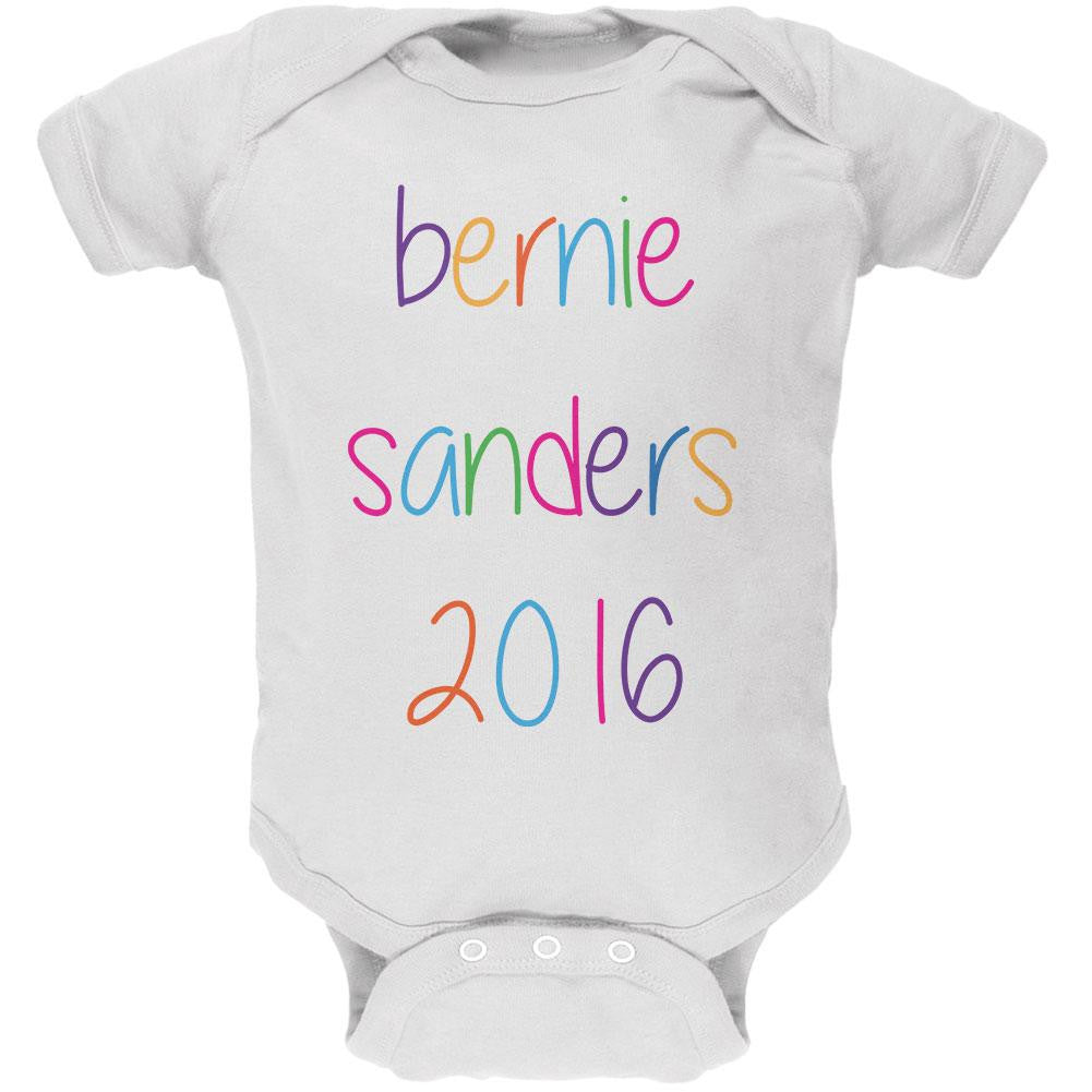 Election 2016 Bernie Sanders Kid Marker Soft Baby One Piece Baby One Piece Old Glory 0-3M White 