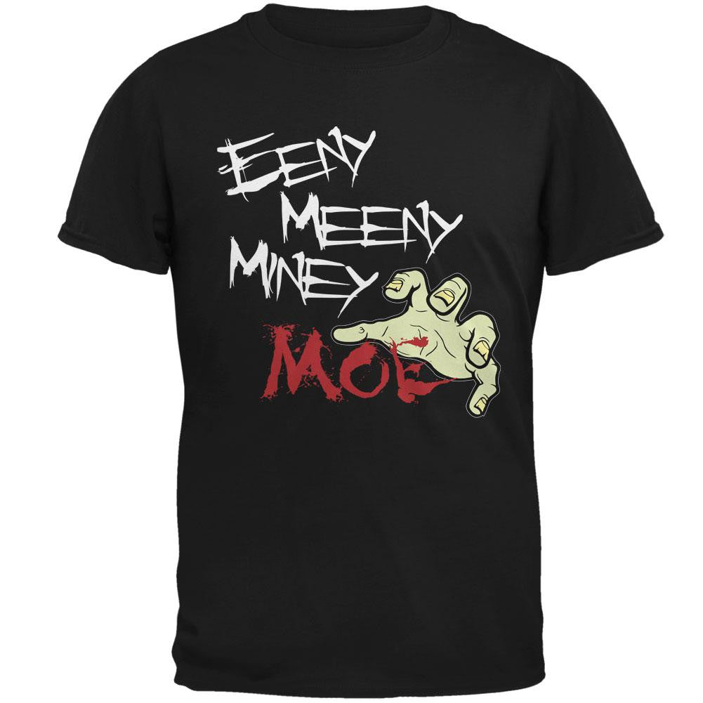 Eeny Meeny Miney Moe Zombie Hand Mens T Shirt Men's T-Shirts Old Glory 2XL Black 