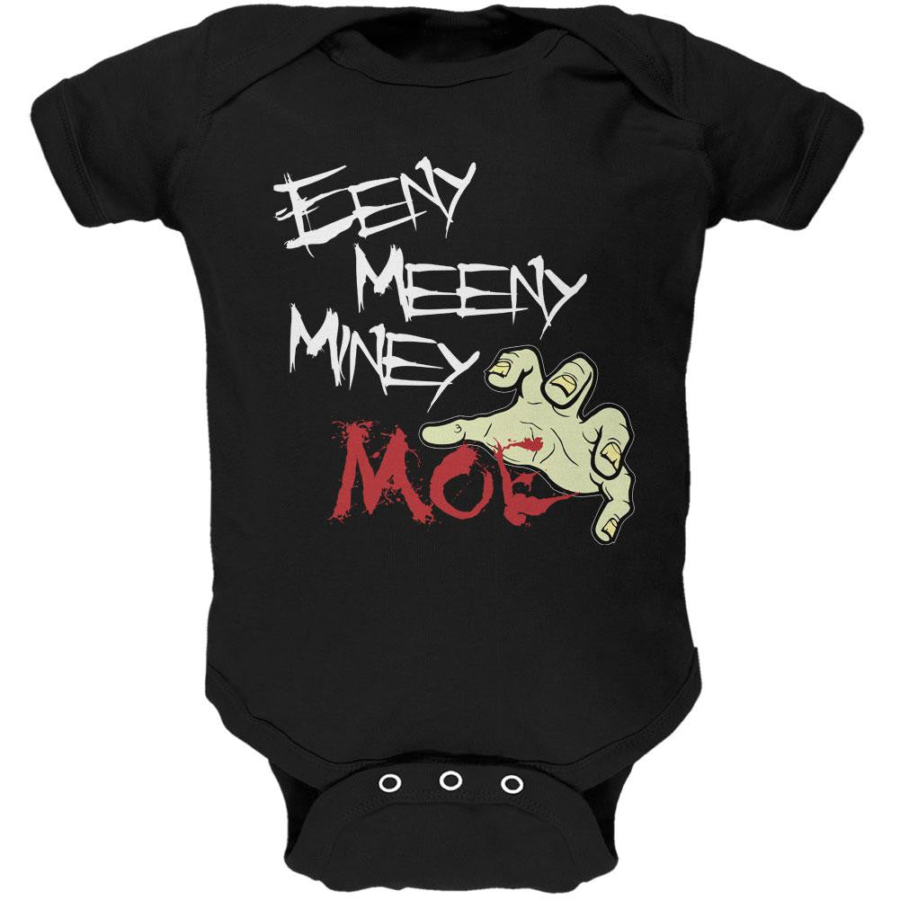 Eeny Meeny Miney Moe Zombie Hand Soft Baby One Piece Baby One Piece Old Glory 0-3M Black 