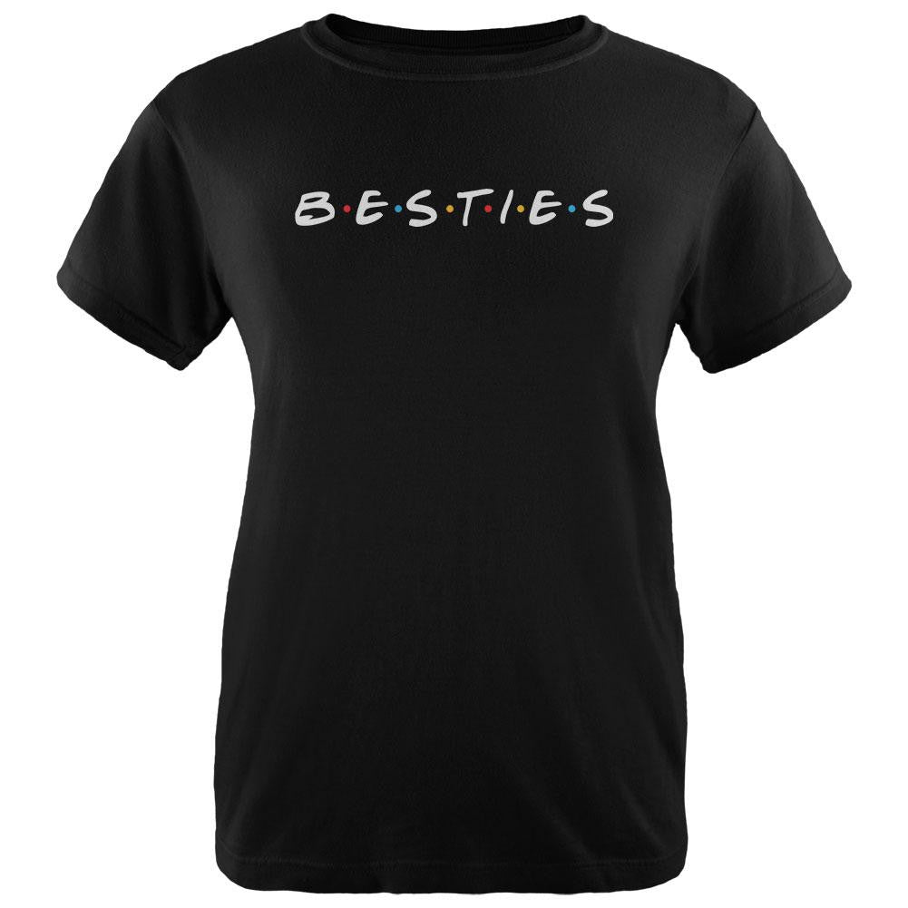 Besties Parody Womens T Shirt Women's T-Shirts Old Glory LG Black 