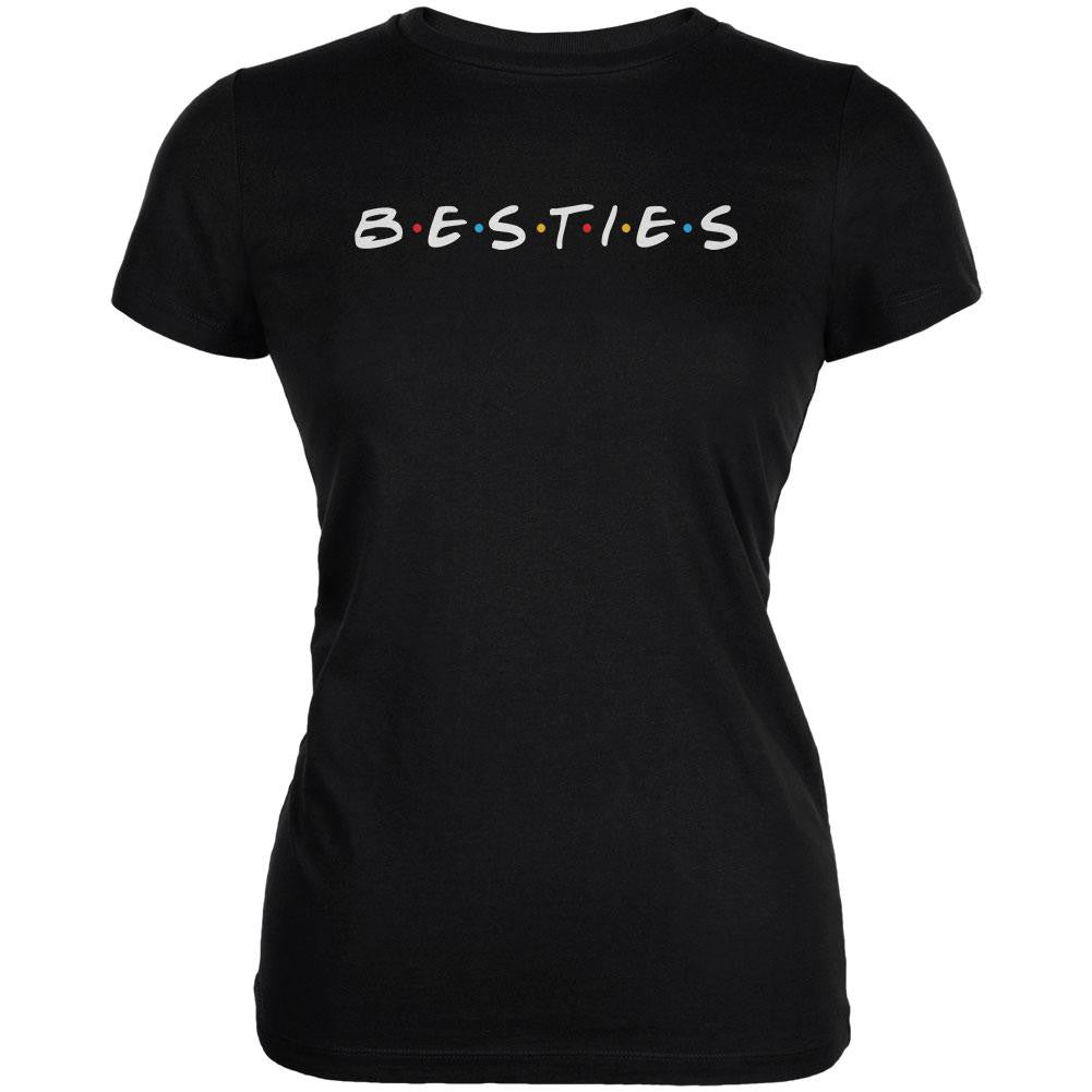 Besties Parody Juniors Soft T Shirt Juniors T-Shirts Old Glory 2XL Black 