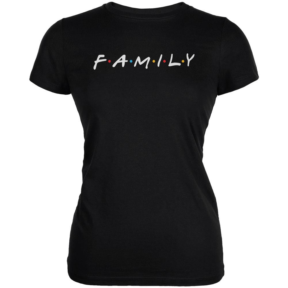 Family Parody Juniors Soft T Shirt Juniors T-Shirts Old Glory 2XL Black 