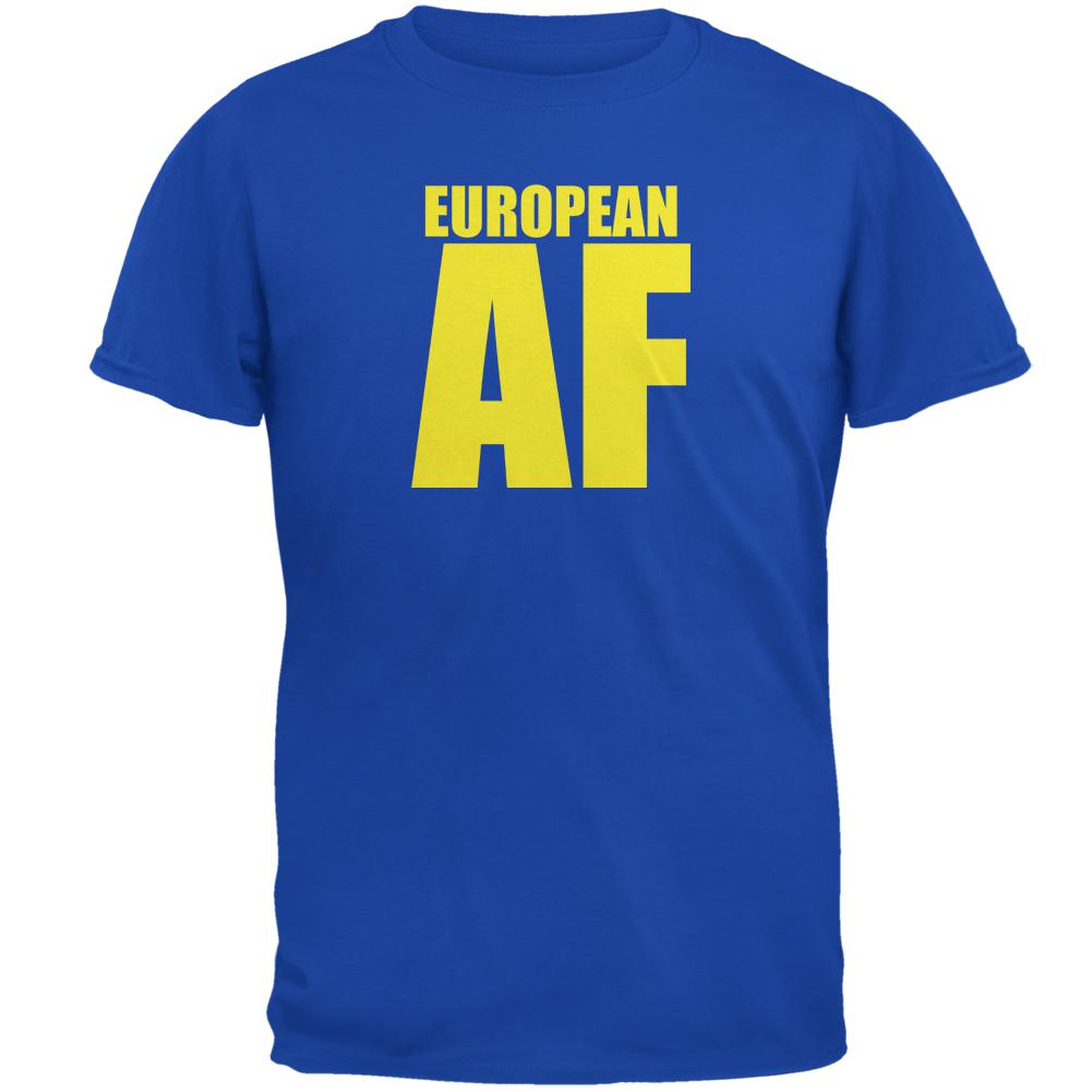 European AF Mens T Shirt Men's T-Shirts Old Glory 2XL Blue 