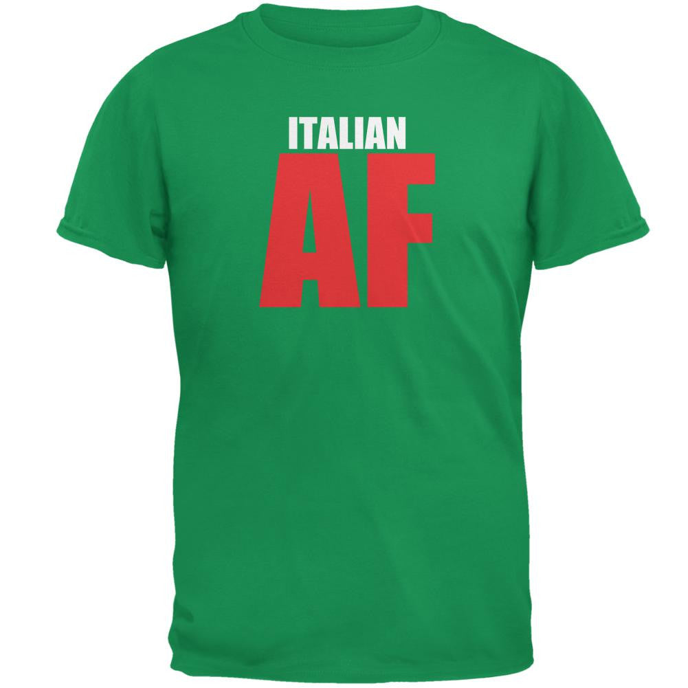 Italian AF Mens T Shirt Men's T-Shirts Old Glory 2XL Green 