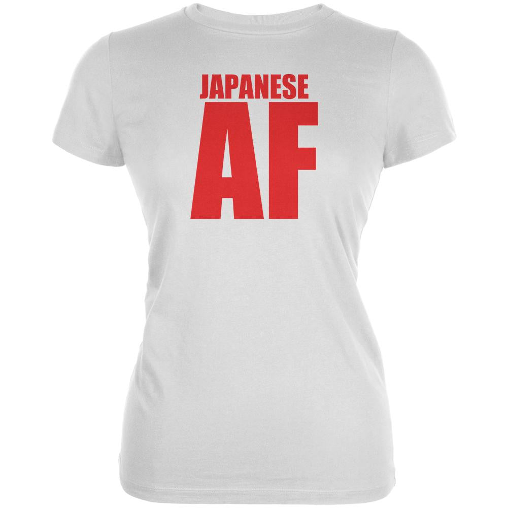 Japanese AF Juniors Soft T Shirt Juniors T-Shirts Old Glory 2XL White 