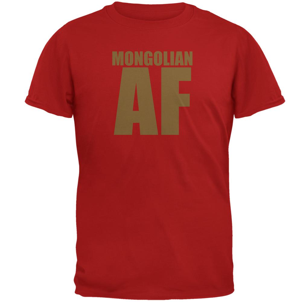 Mongolian AF Mens T Shirt Men's T-Shirts Old Glory 2XL Red 