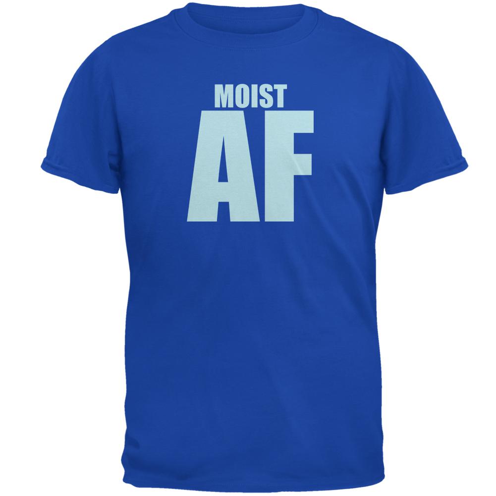 Moist AF Mens T Shirt Men's T-Shirts Old Glory 2XL Blue 