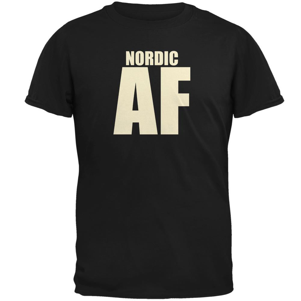 Nordic AF Mens T Shirt Men's T-Shirts Old Glory 2XL Black 