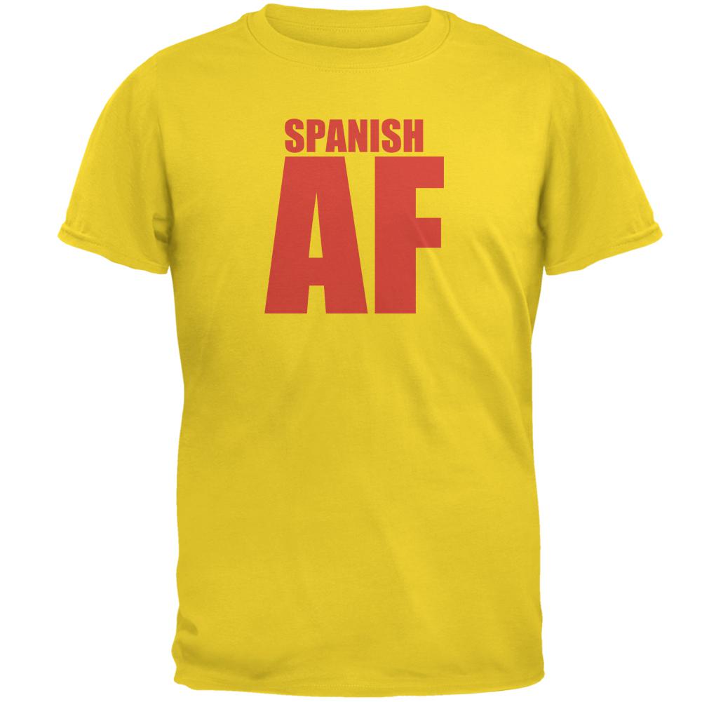 Spanish AF Mens T Shirt Men's T-Shirts Old Glory 2XL Gold 