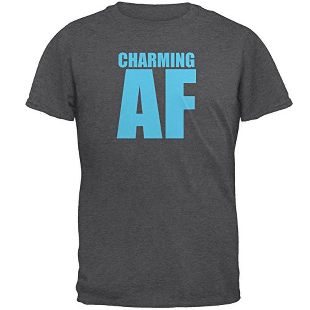 Charming AF Mens T Shirt Men's T-Shirts Old Glory 2XL Grey 