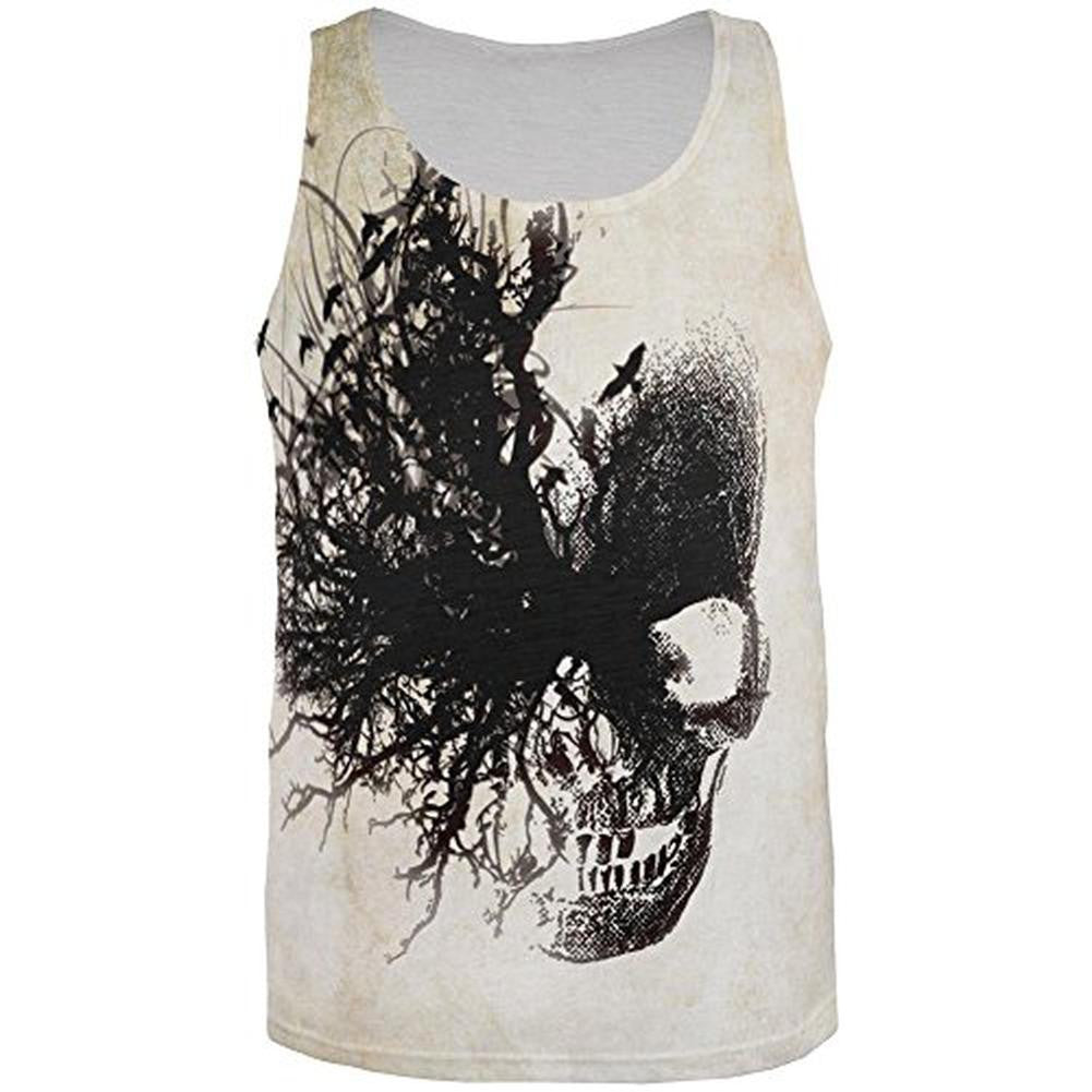 Dreaming Skull All Over Mens Tank Top Men's Tank Tops Old Glory   