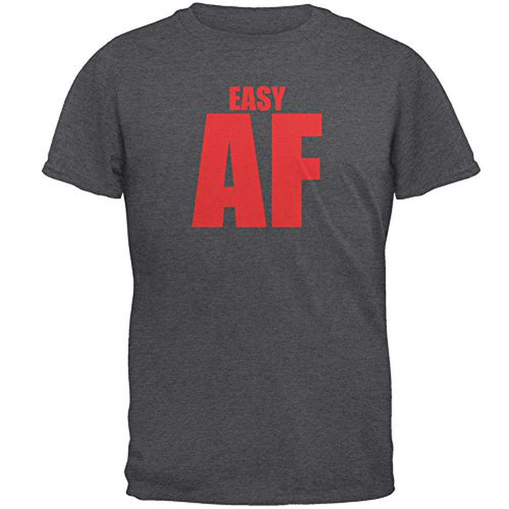 Easy AF Mens T Shirt Men's T-Shirts Old Glory 2XL Grey 