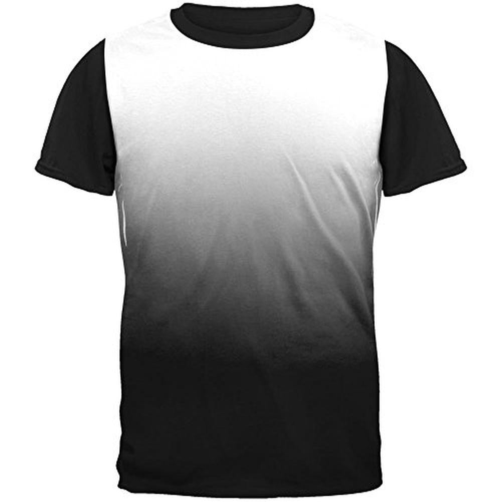 Fade to Black All Over Mens Black Back T Shirt Men's T-Shirts Old Glory SM Multi 