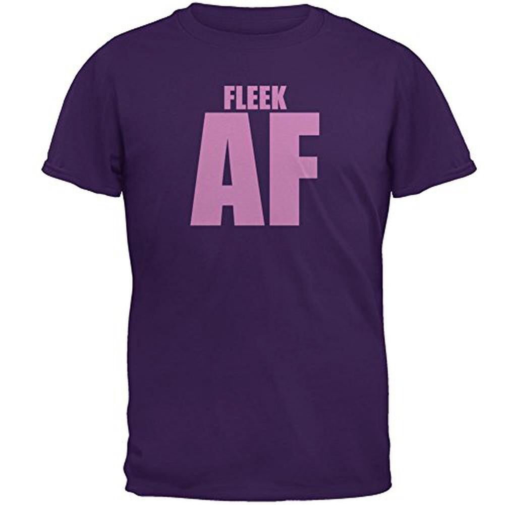 Fleek AF Mens T Shirt Men's T-Shirts Old Glory 2XL Purple 