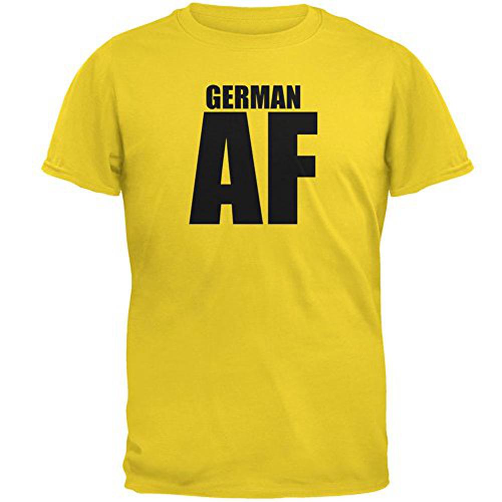 German AF Mens T Shirt Men's T-Shirts Old Glory 2XL Yellow 