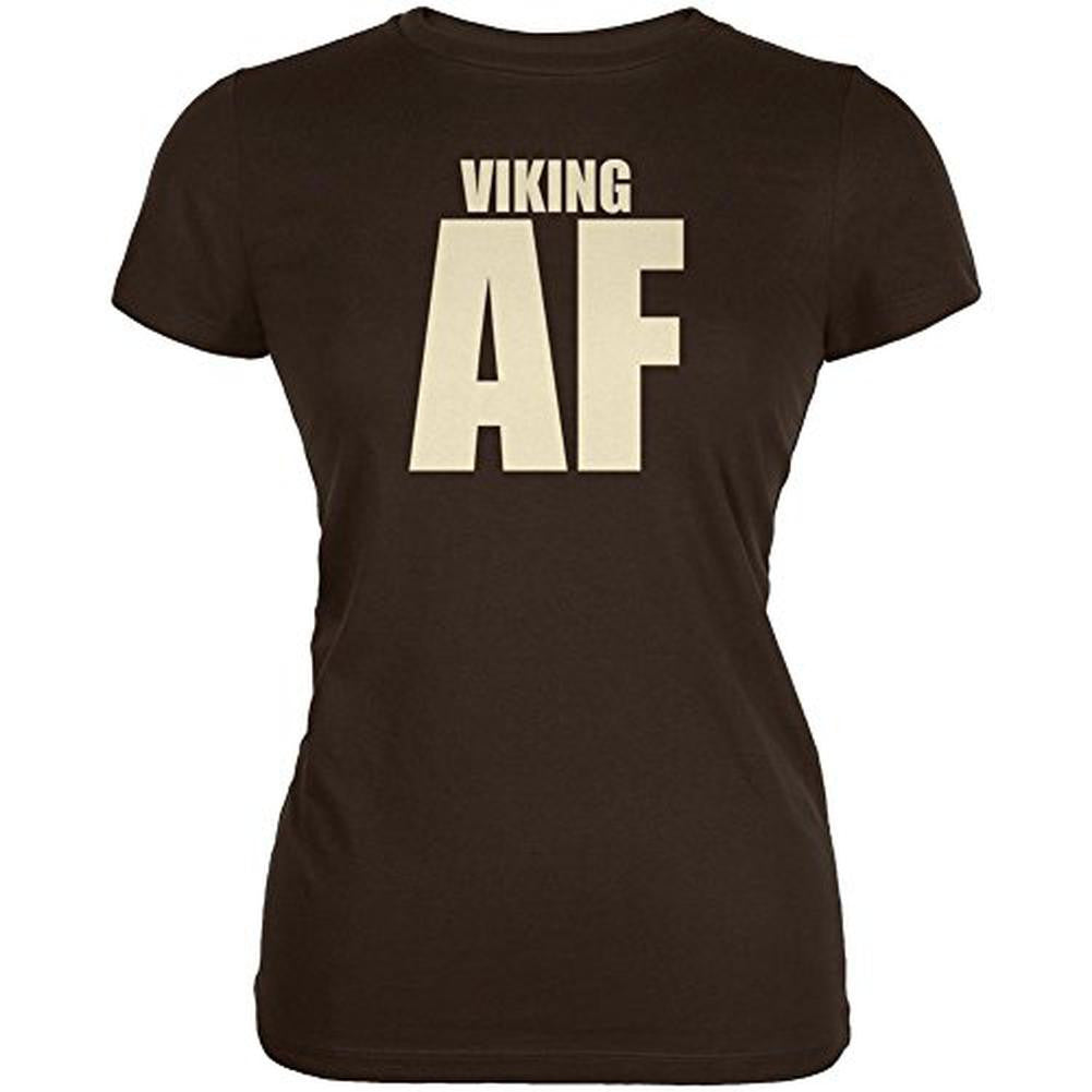 Viking AF Juniors Soft T Shirt Juniors T-Shirts Old Glory 2XL Brown 