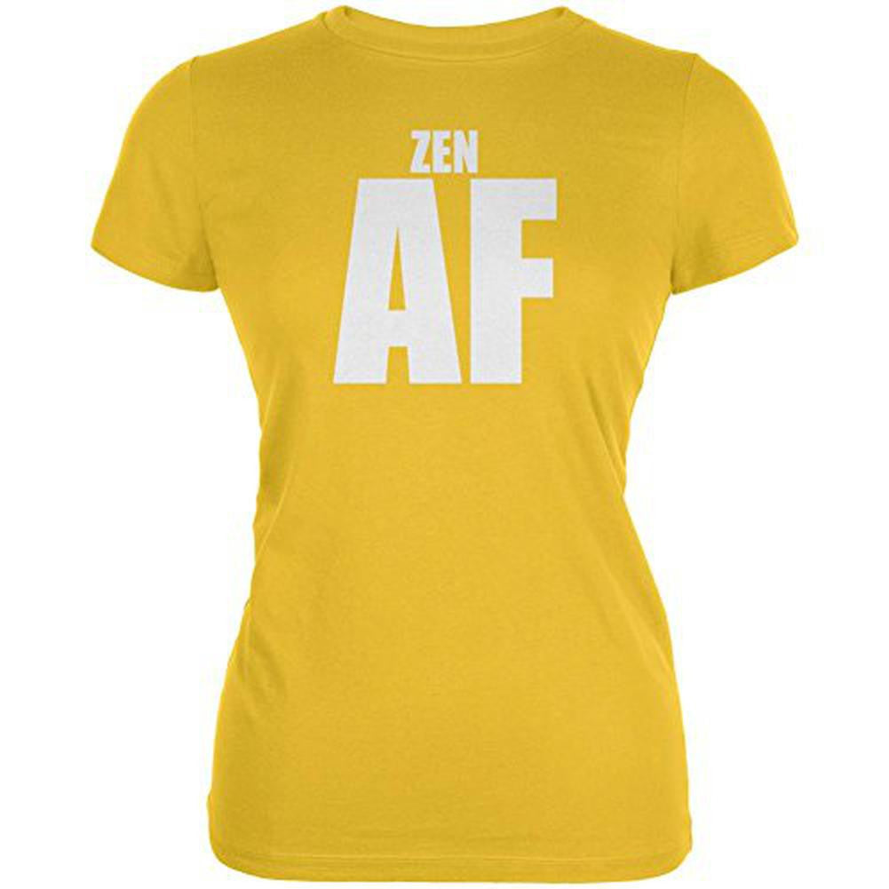 Zen AF Juniors Soft T Shirt Juniors T-Shirts Old Glory 2XL Yellow 