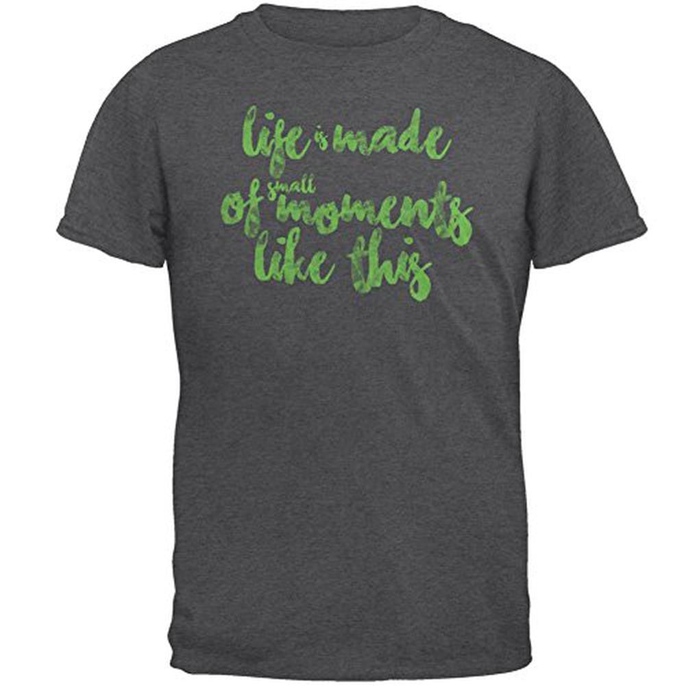 Life Small Moments Mens T Shirt Men's T-Shirts Life 2XL Grey 