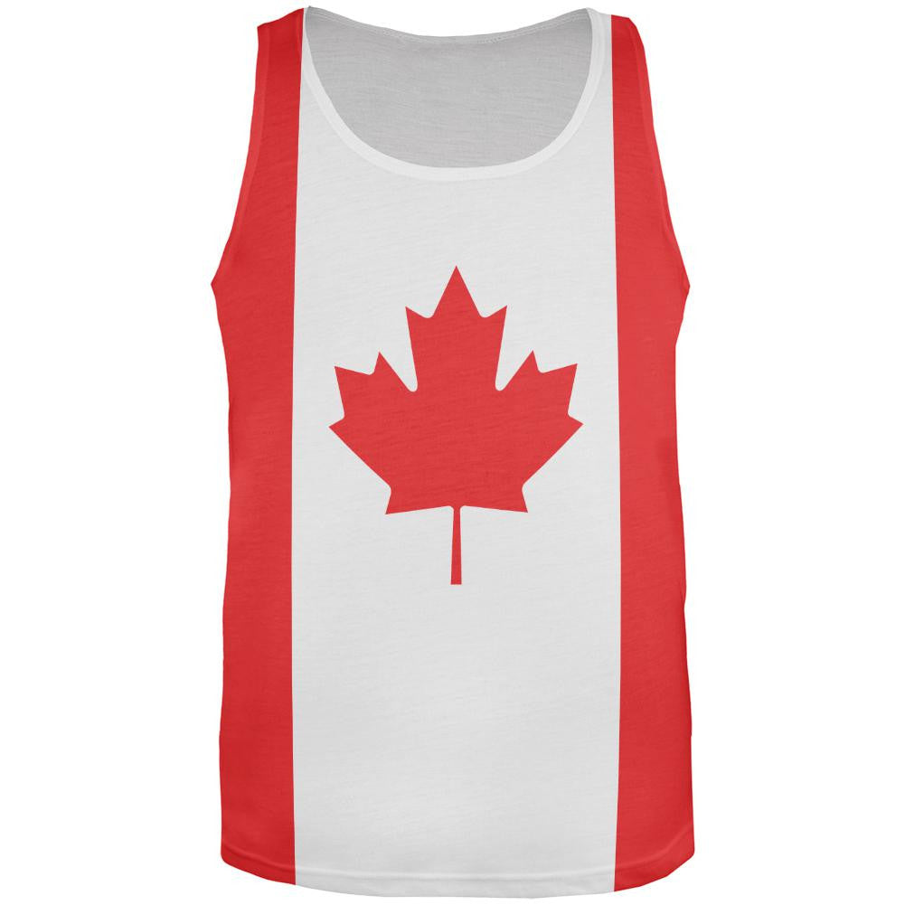 Canadian Canada Flag All Over Mens Tank Top Men's Tank Tops Old Glory 3XL Multi 