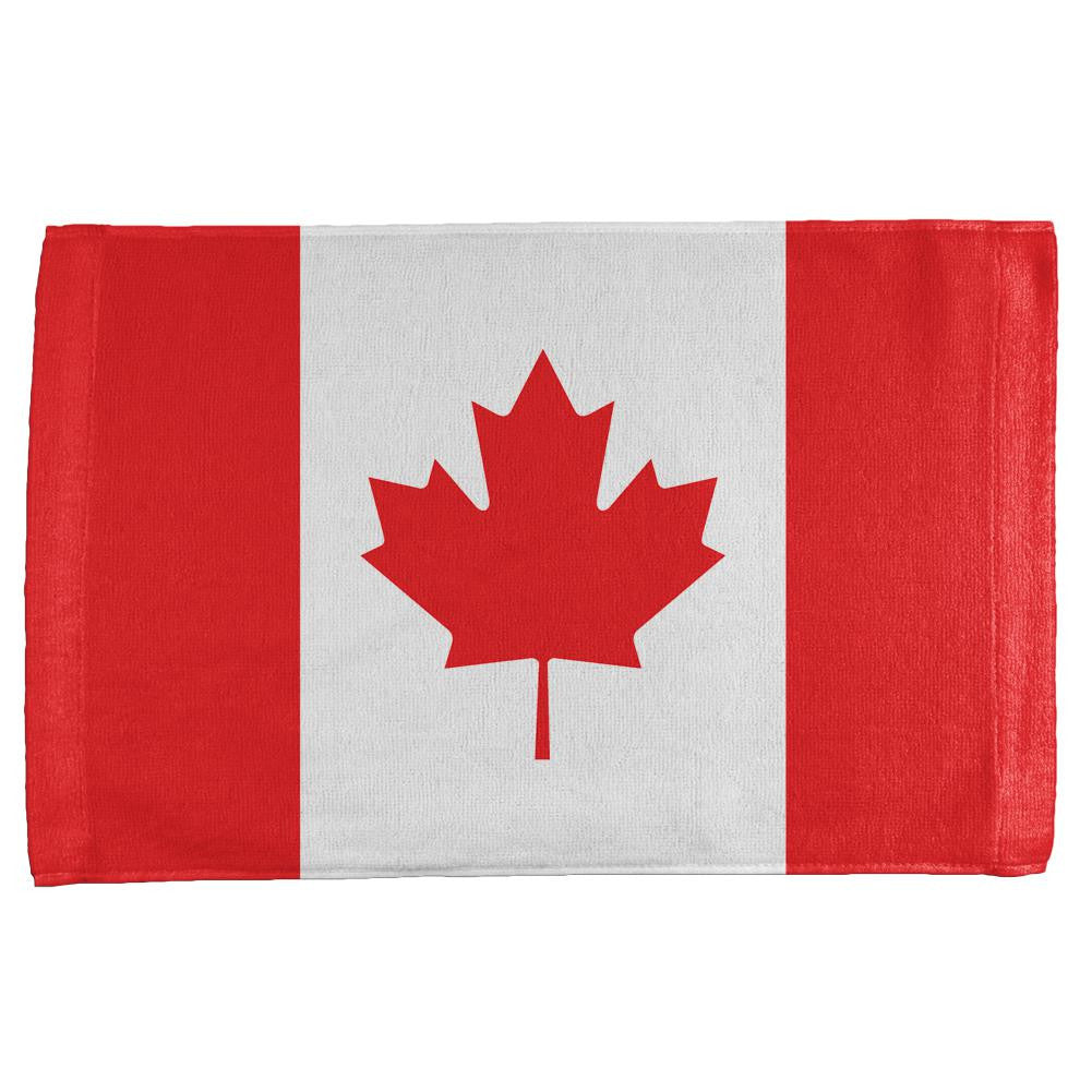 Canadian Canada Flag All Over Hand Towel Hand Towel Old Glory OS Multi 