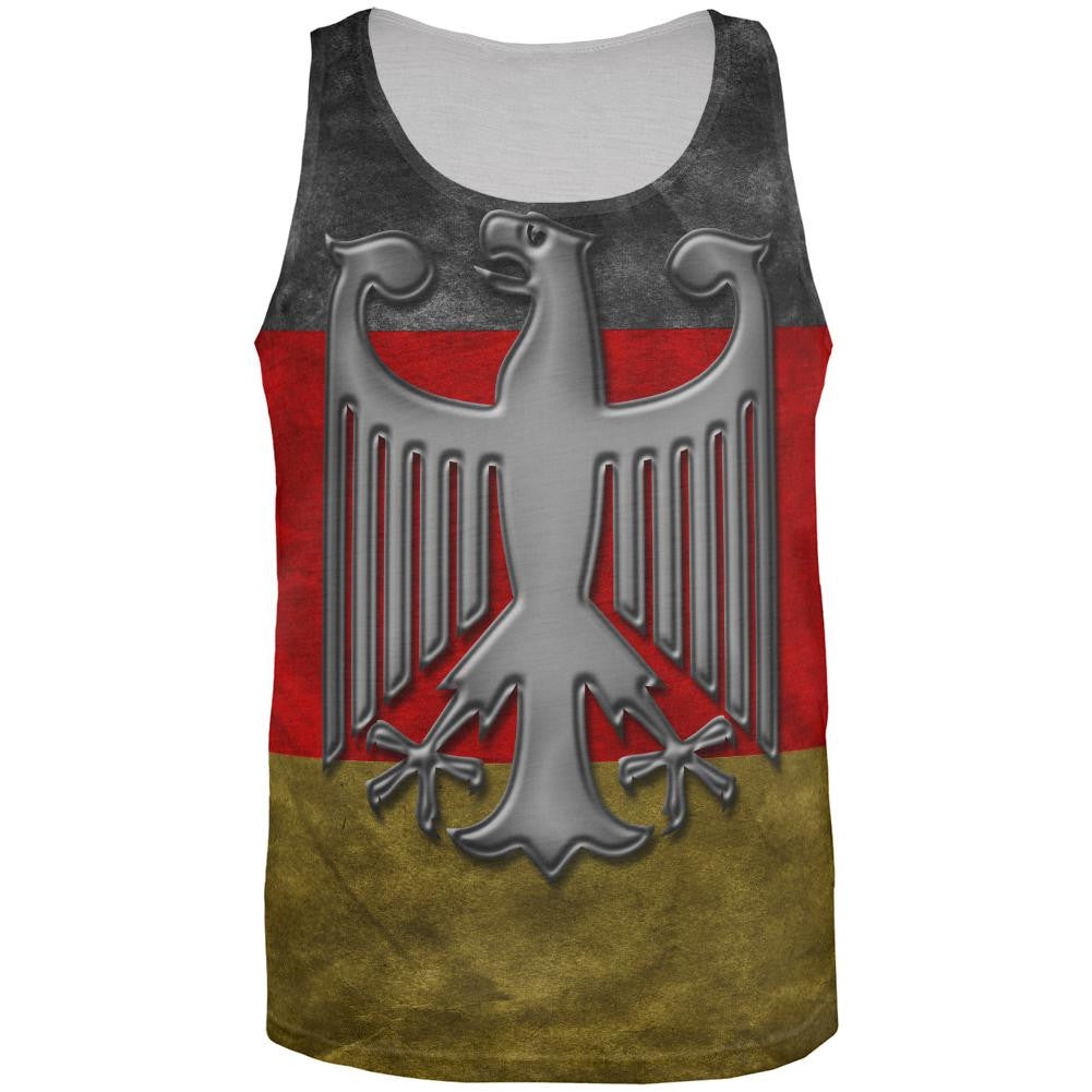 German Flag Eagle Crest All Over Mens Tank Top Men's Tank Tops Old Glory 3XL Multi 