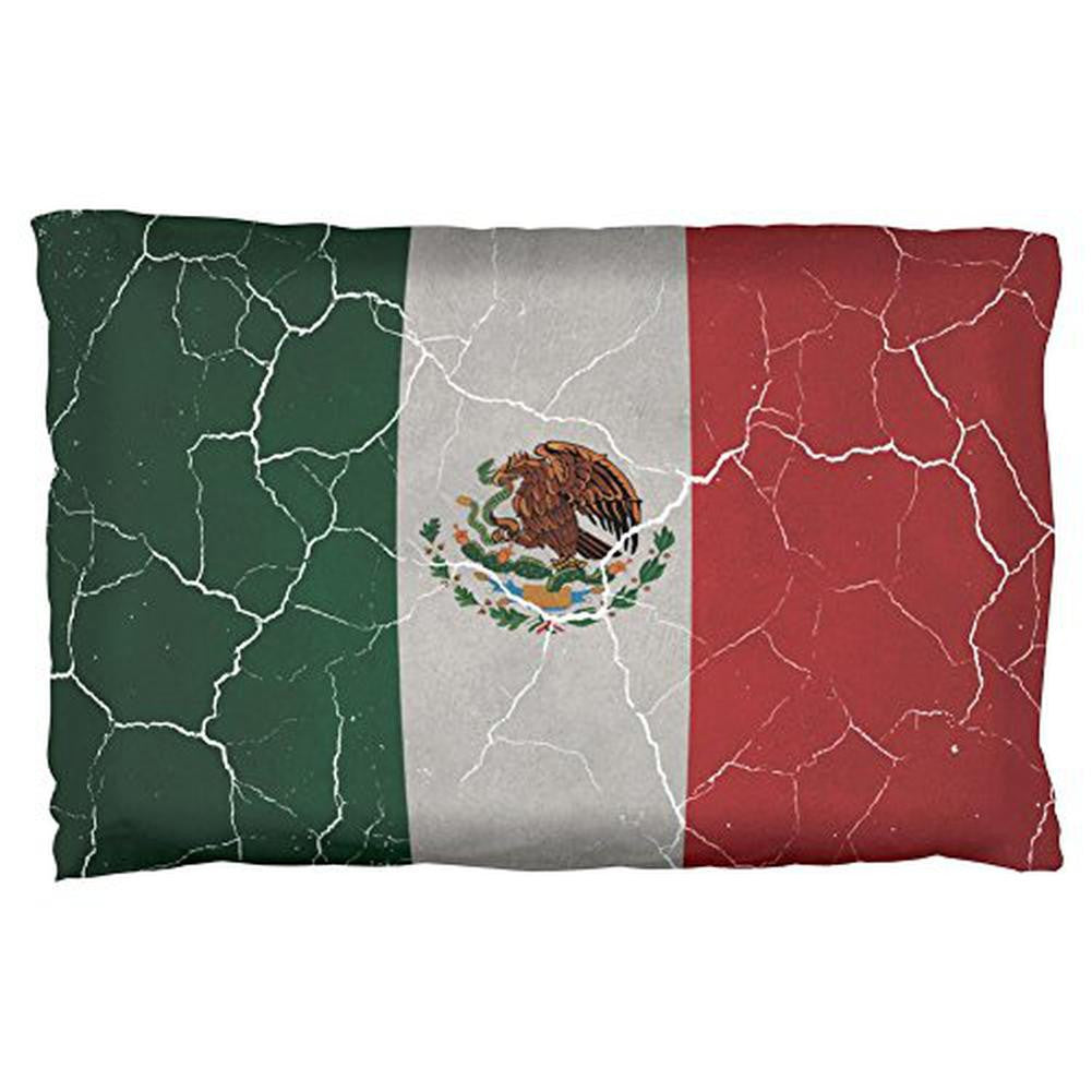 Cinco De Mayo Distressed Mexican Flag Pillow Case Pillowcases Old Glory   