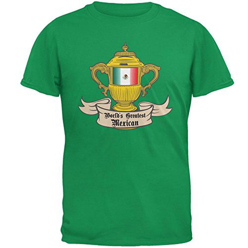 Cinco De Mayo - World's Greatest Mexican Mens T Shirt Men's T-Shirts Old Glory 2XL Green 