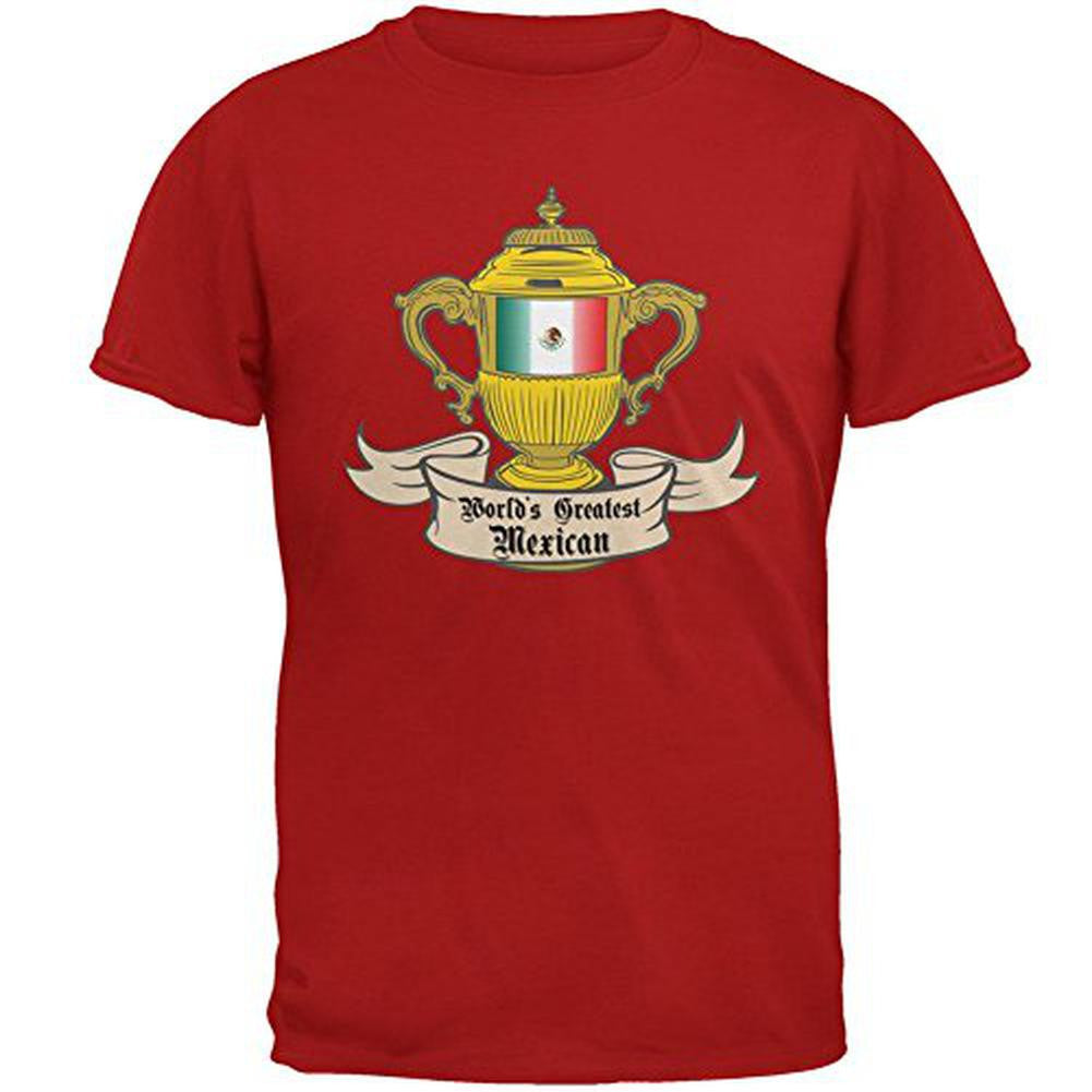 Cinco De Mayo - World's Greatest Mexican Mens T Shirt Men's T-Shirts Old Glory 2XL Red 