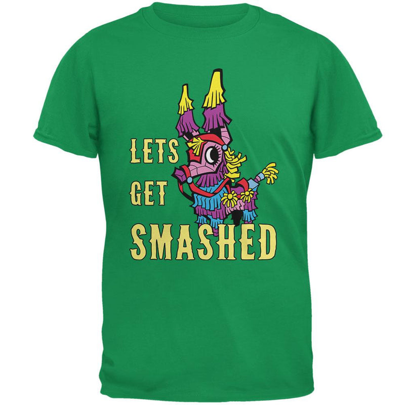 Cinco de Mayo Let's Get Smashed Mens T Shirt Men's T-Shirts Old Glory   