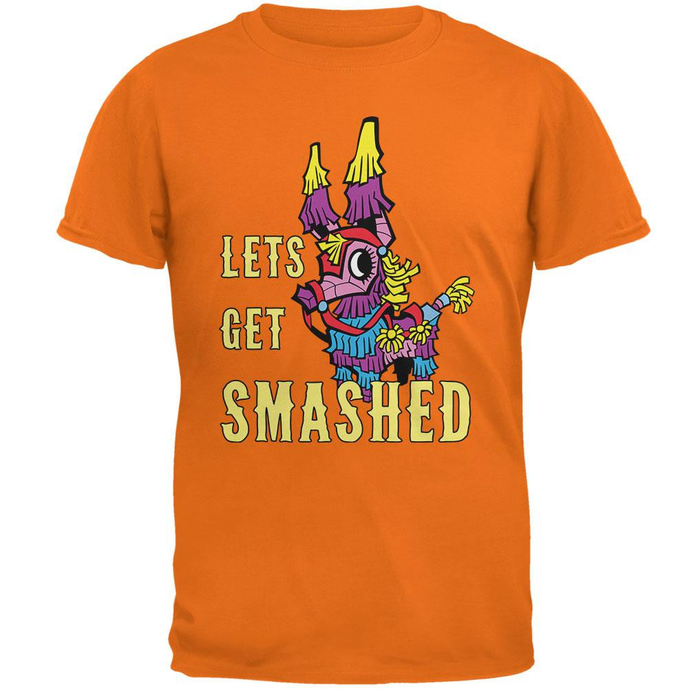 Cinco de Mayo Let's Get Smashed Mens T Shirt Men's T-Shirts Old Glory   