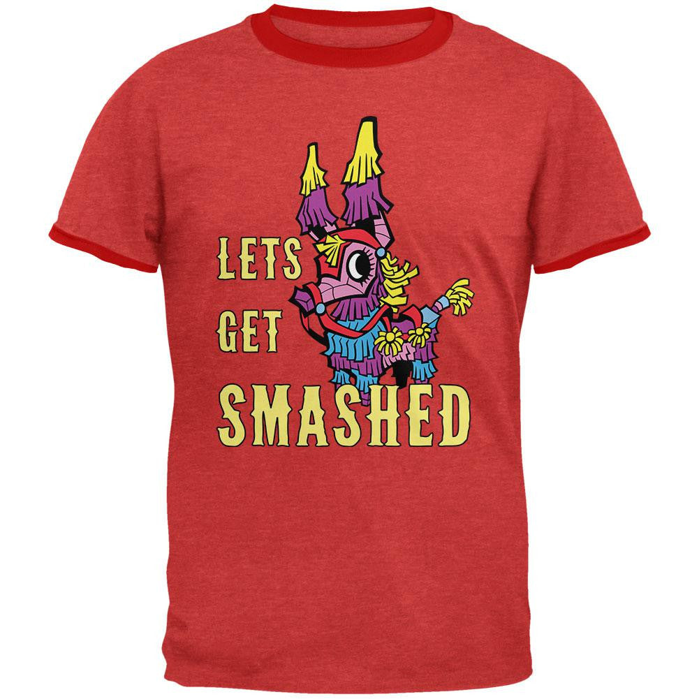 Cinco de Mayo Let's Get Smashed Mens T Shirt Men's T-Shirts Old Glory   