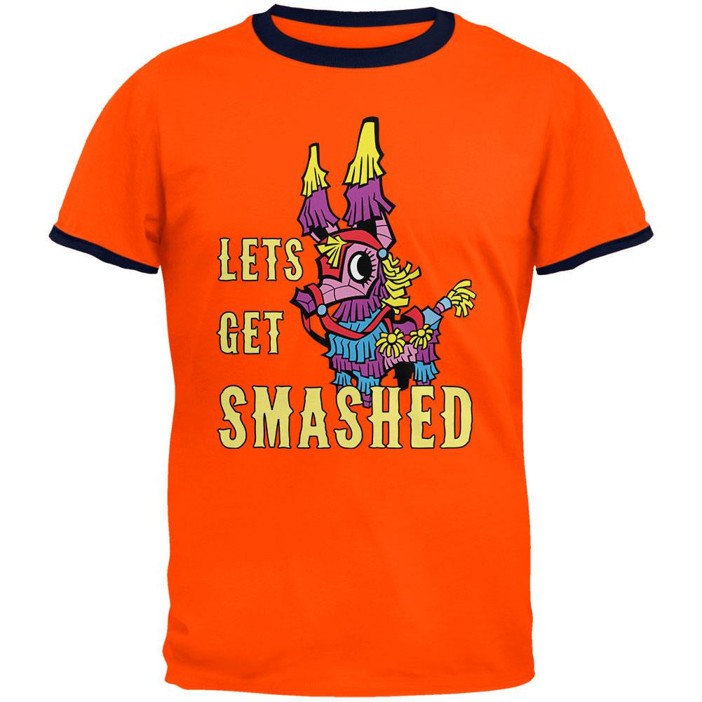 Cinco de Mayo Let's Get Smashed Mens T Shirt Men's T-Shirts Old Glory   