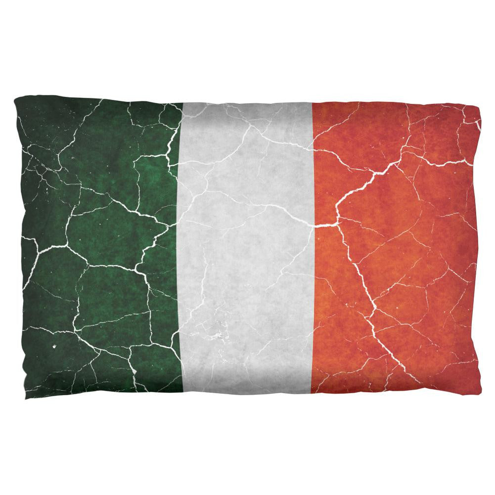 Distressed Irish Flag Pillow Case Pillowcases Old Glory OS Multi 