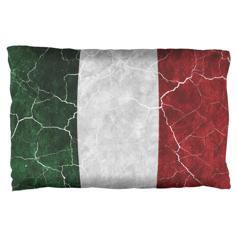 Distressed Italian Flag Pillow Case Pillowcases Old Glory OS Multi 