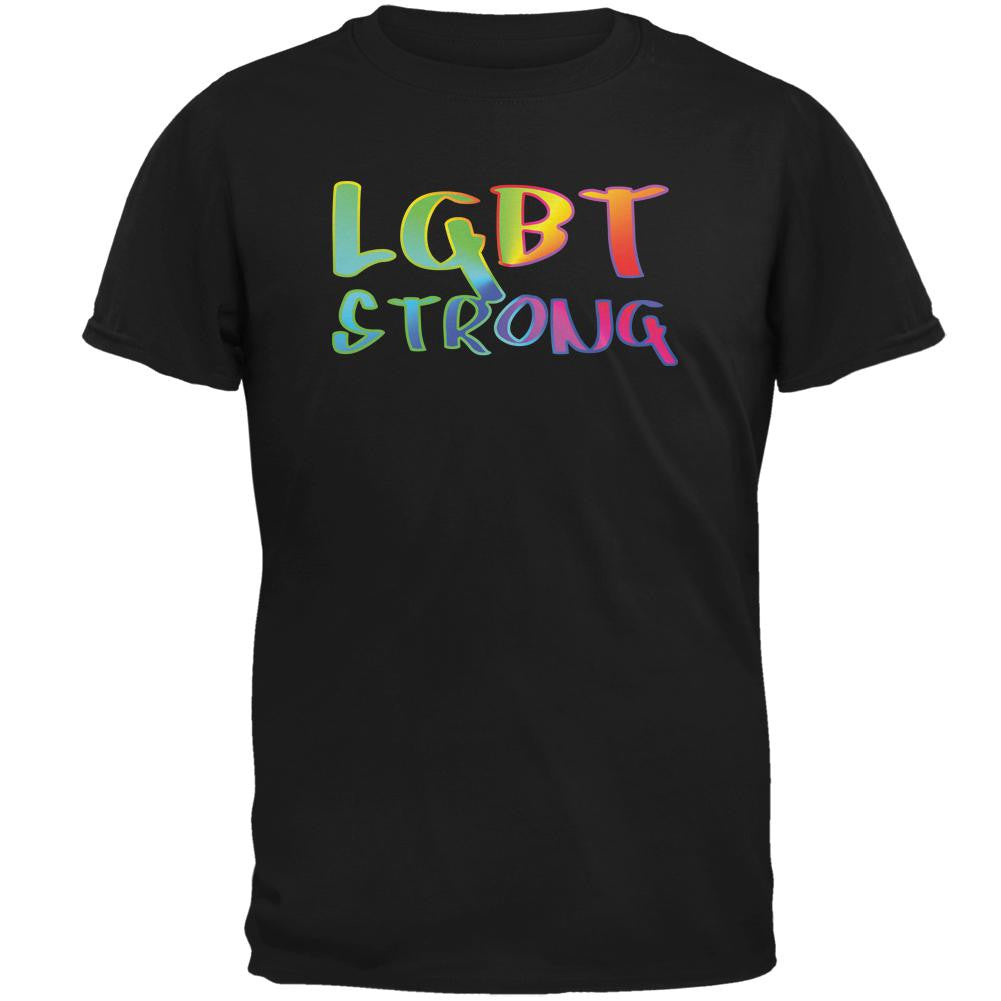 LGBT Strong Mens T Shirt Men's T-Shirts Old Glory 2XL Black 