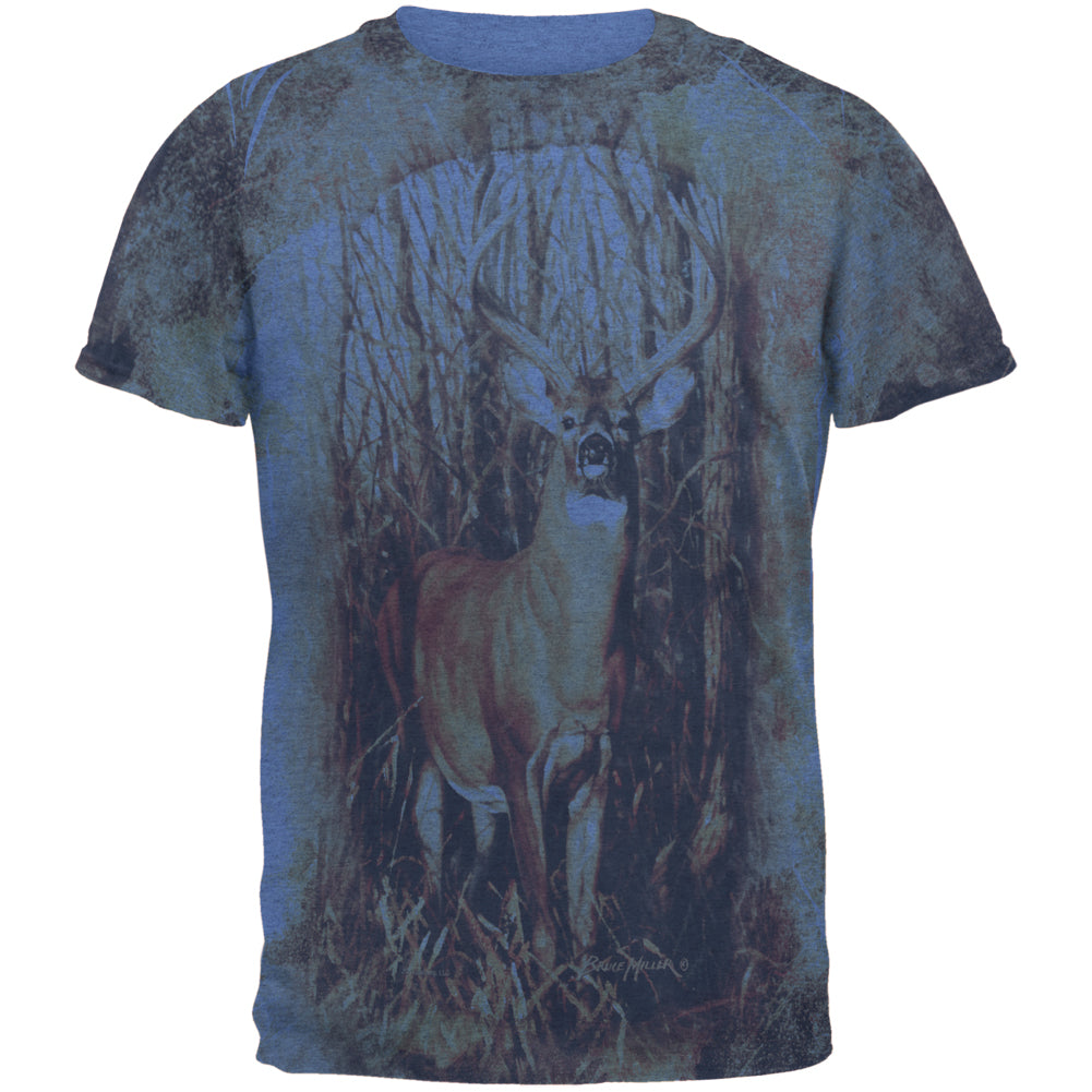 10 Point Buck Urban Mens T Shirt Men's T-Shirts Old Glory 2XL Heather Royal 