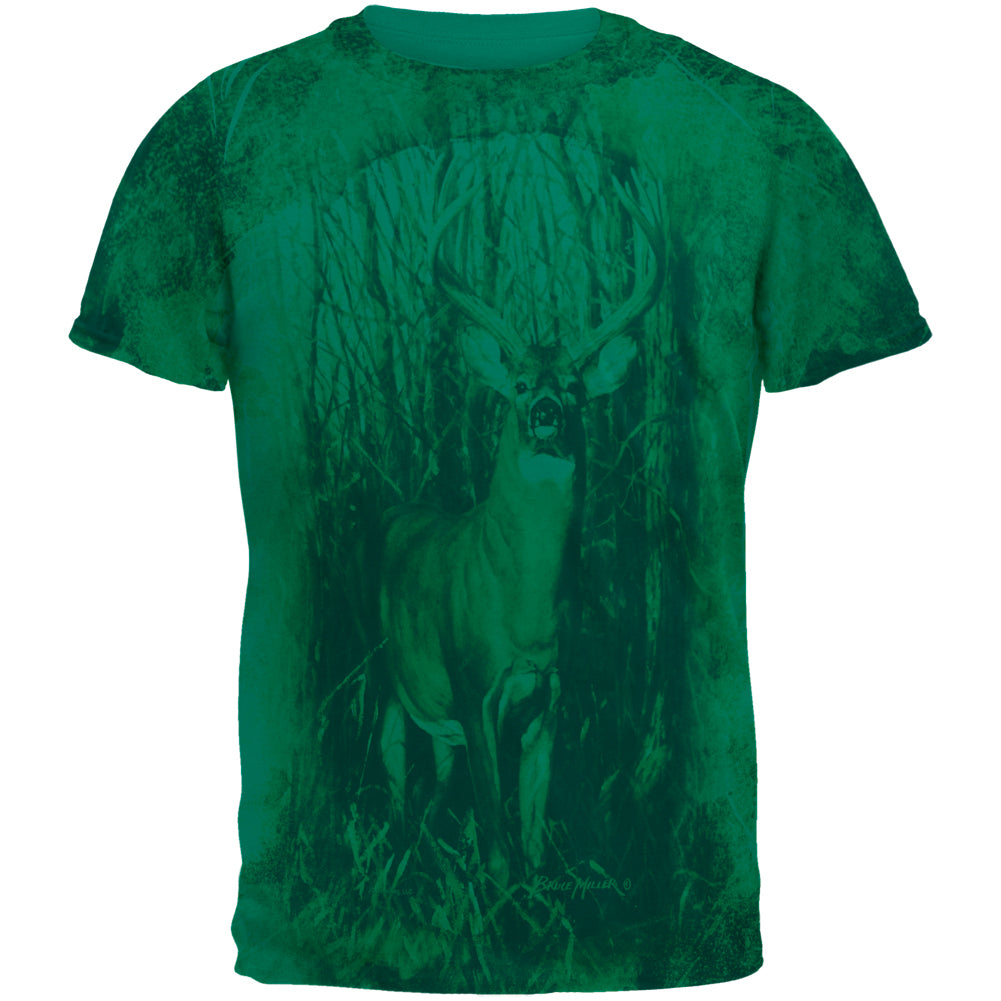 10 Point Buck Urban Mens T Shirt Men's T-Shirts Old Glory 2XL Jade Dome 