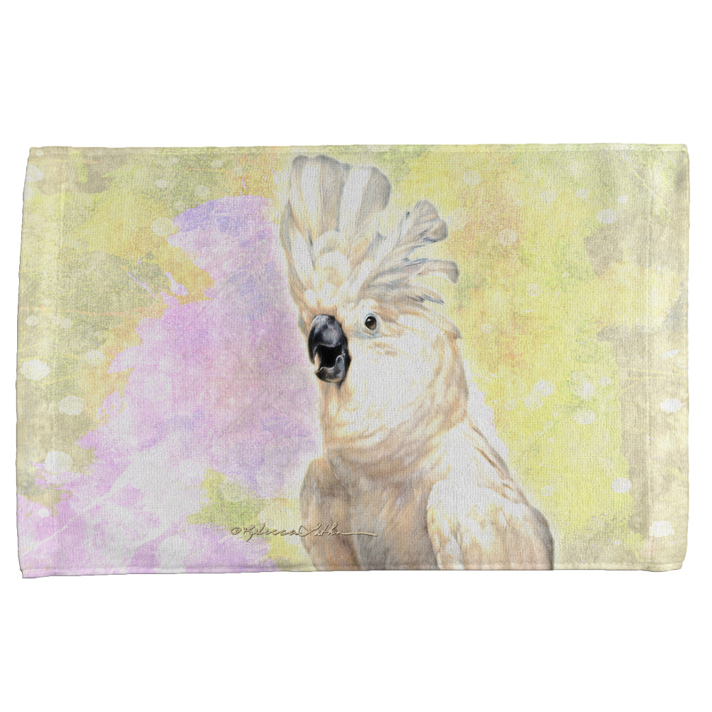 Screaming Cockatoo All Over Hand Towel Hand Towel Old Glory OS Multicolored 