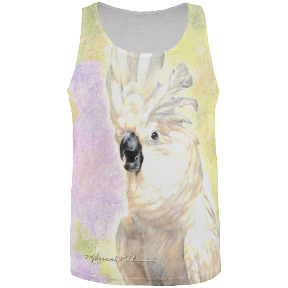 Screaming Cockatoo All Over Mens Tank Top Men's Tank Tops Old Glory 3XL Multicolored 