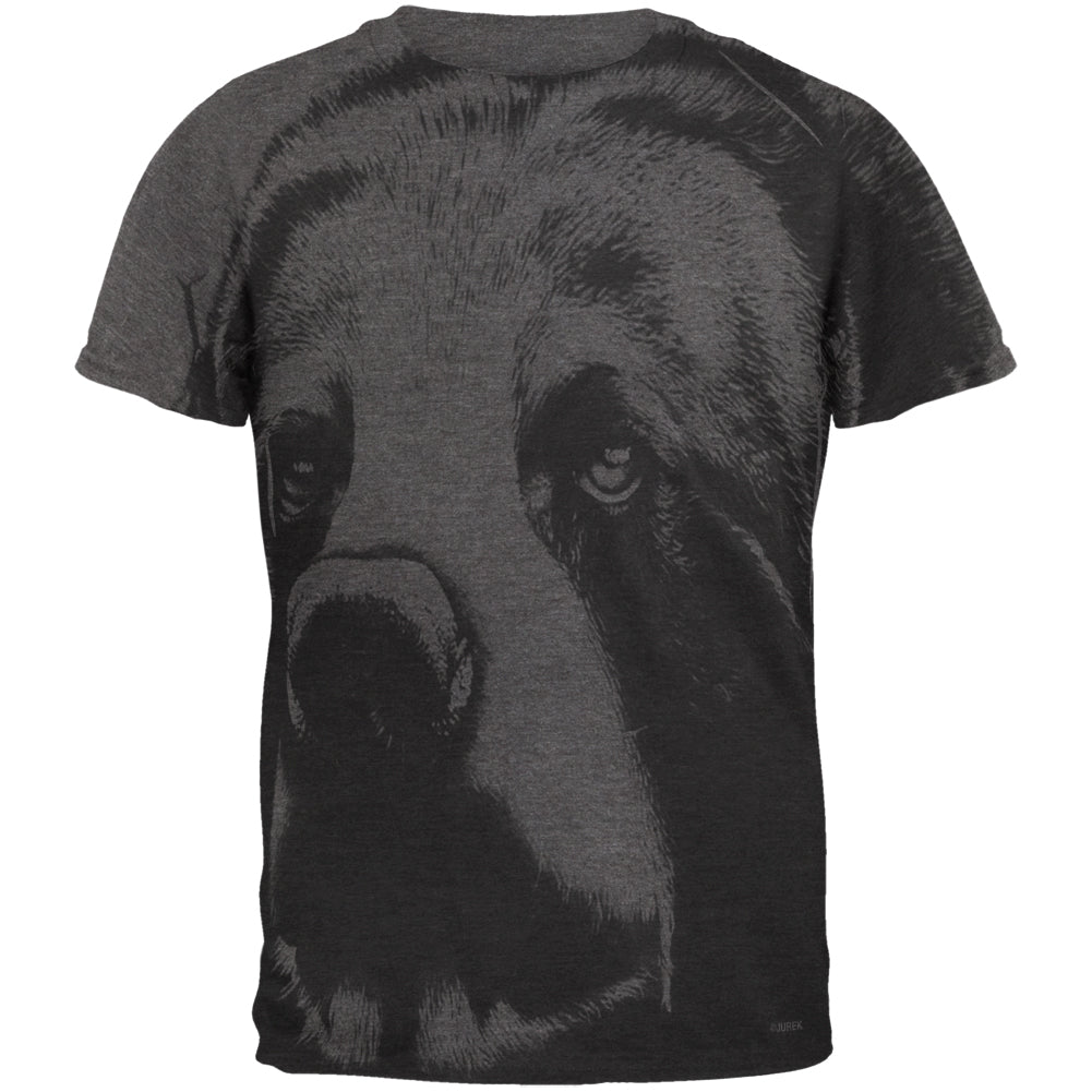 Spirit Bear Mens Soft T Shirt Men's T-Shirts global 2XL Charcoal Heather 