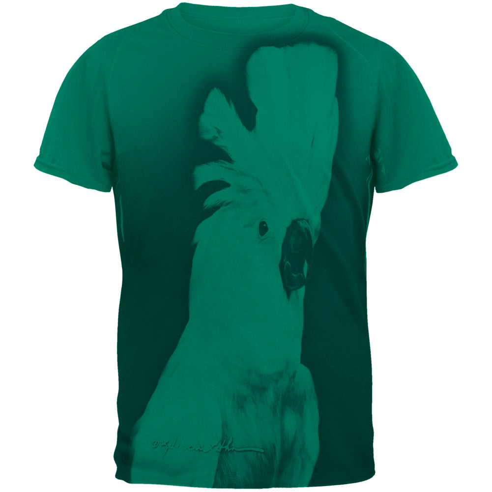 Cocky Cockatoo Mens T Shirt Men's T-Shirts Old Glory 2XL Green 