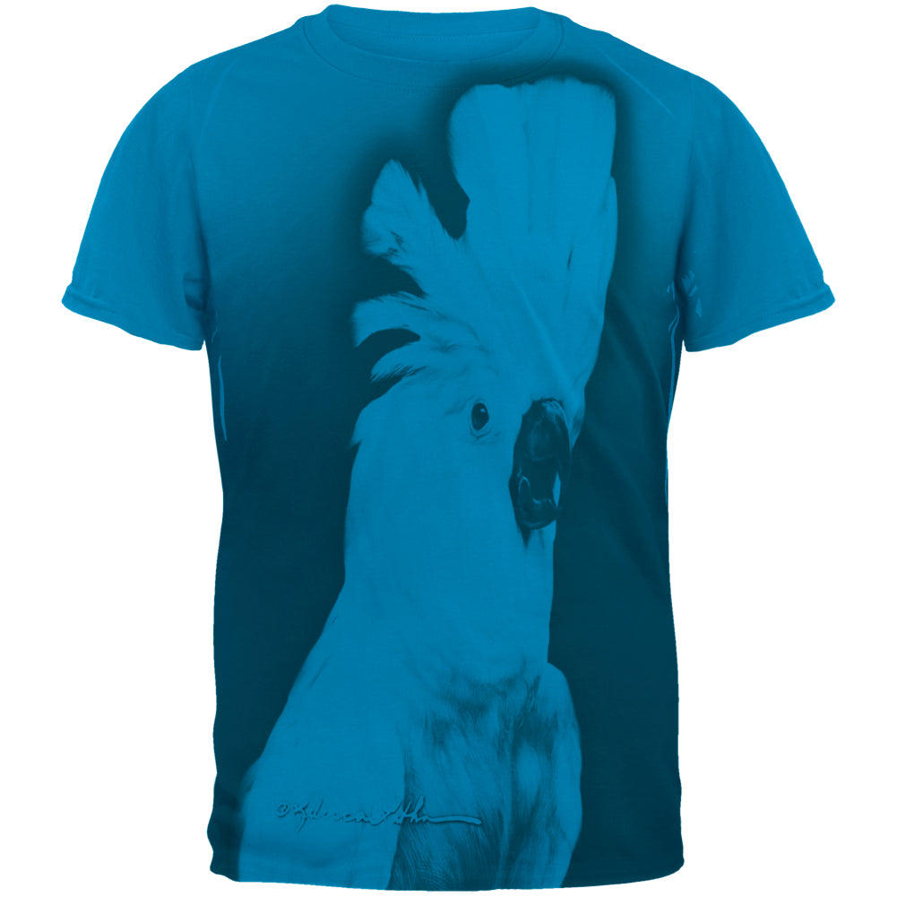 Cocky Cockatoo Mens T Shirt Men's T-Shirts Old Glory LG Sapphire 