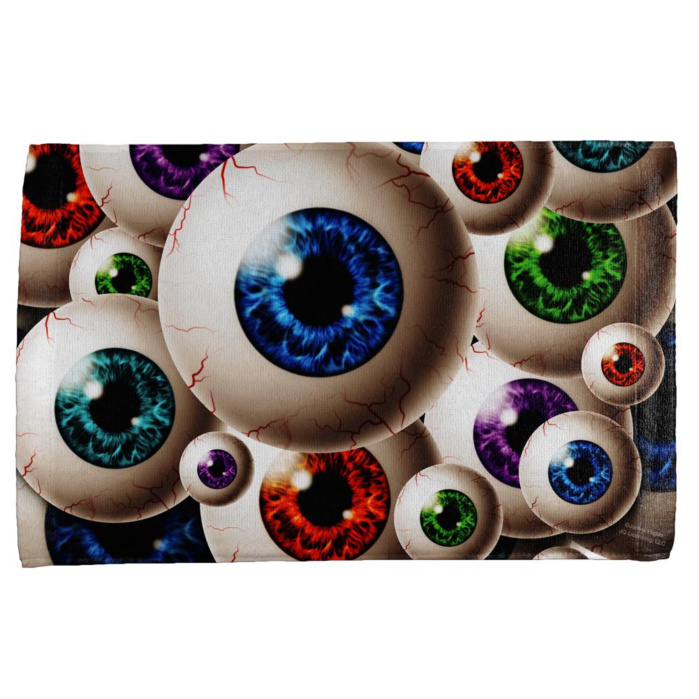 Creepy Watcher Eyeballs All Over Hand Towel Hand Towel Old Glory OS Multi 