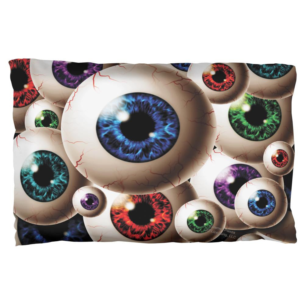 Creepy Watcher Eyeballs Pillow Case Pillowcases Old Glory OS Multi 