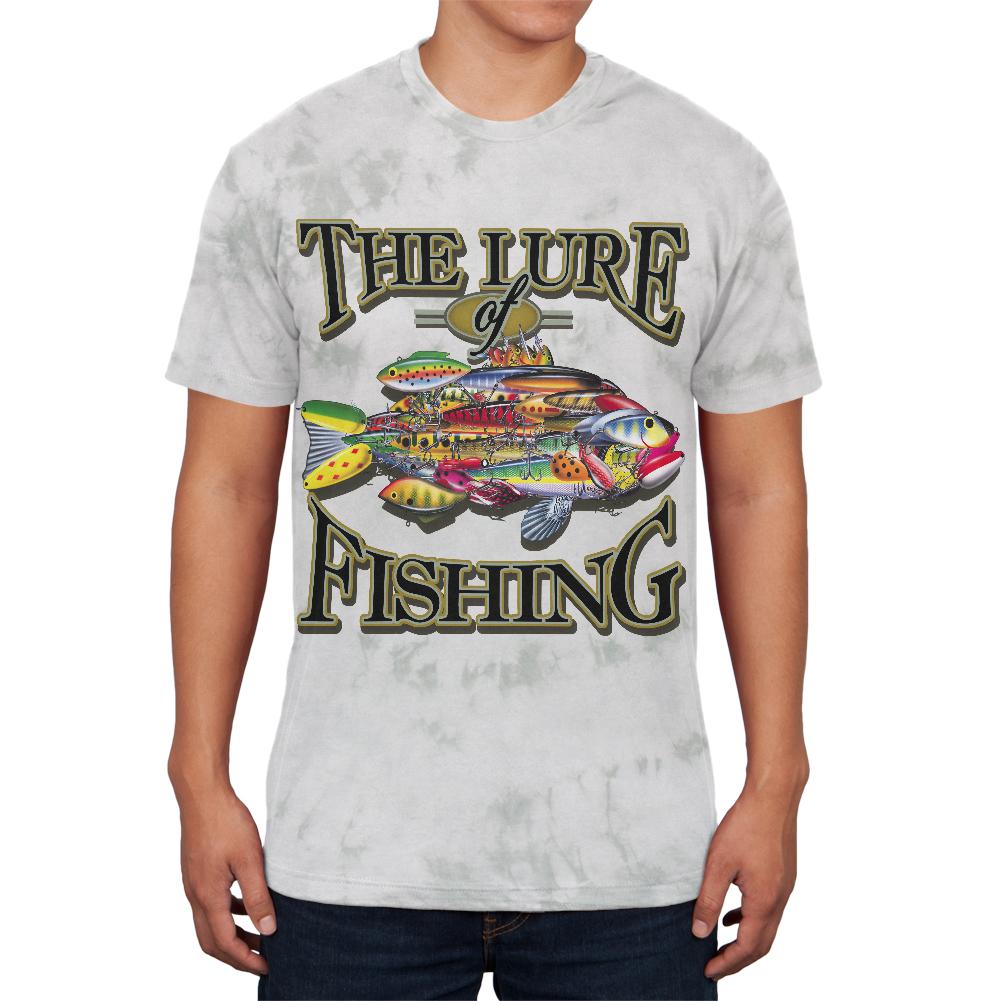 The Lures of Fishing Mens Soft T Shirt Men's T-Shirts Old Glory 2XL Soft Green Triblend 