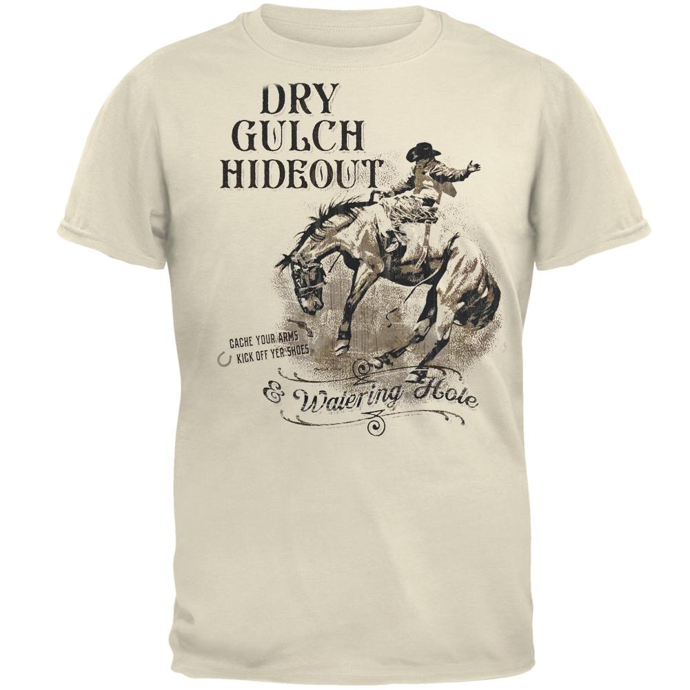 Dry Gultch Hideout and Watering Hole Mens T Shirt Men's T-Shirts Old Glory 2XL Natural 