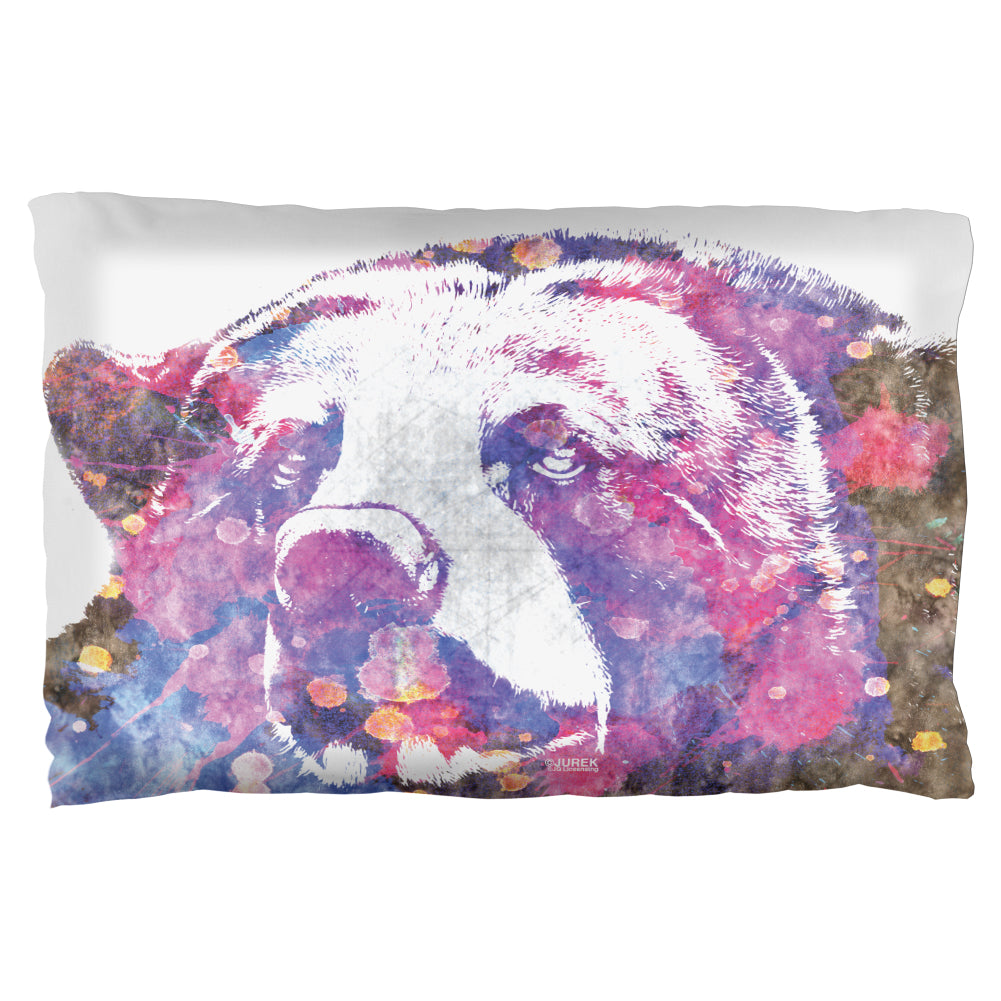 Spirit Bear Splatter Pillow Case Pillowcases global OS Multi 